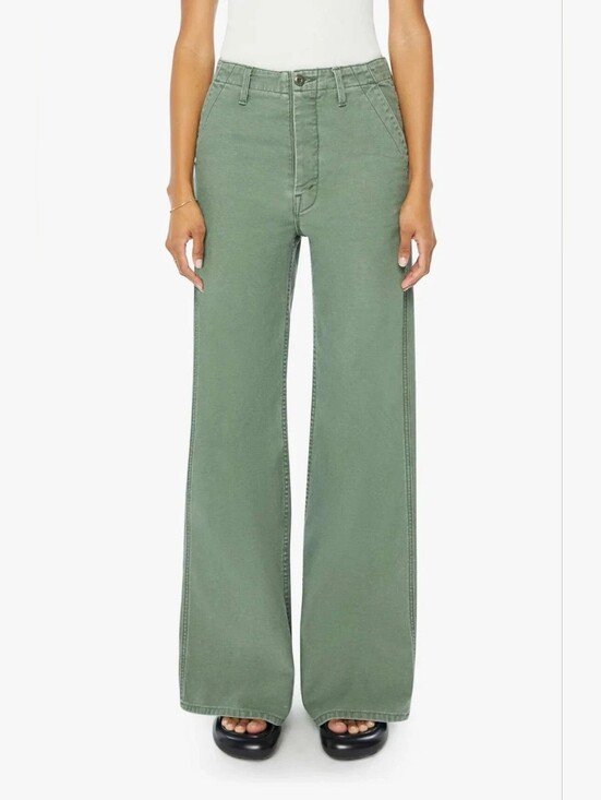 MOTHER Denim - Mother the Major Sneak Roller High Rise Wide Leg Jeans Sz 28 New